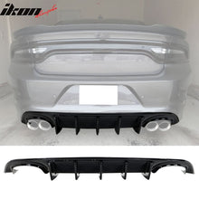 Load image into Gallery viewer, 2015-2023 Dodge Charger Quad Exhaust Rear Bumper Diffuser 2PCS