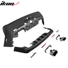 Load image into Gallery viewer, 2008-2014 Dodge Challenger 2015+ SRT Hellcat Rear Bumper + V3 Diffuser