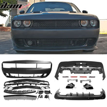 Load image into Gallery viewer, 2008-2014 Dodge Challenger Front + Rear Bumper Cover + Diffuser PP