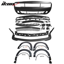 Load image into Gallery viewer, 2008-2014 Dodge Challenger Front+Rear Bumper Cover+Lip+Diffuser PP