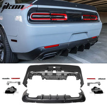 Load image into Gallery viewer, 2008-2014 Dodge Challenger Front+Rear Bumper Cover+Lip+Diffuser PP