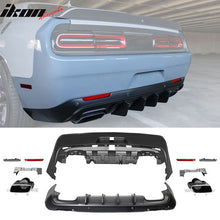 Load image into Gallery viewer, 2008-2014 Dodge Challenger Front+Rear Bumper Cover+Lip+Diffuser PP