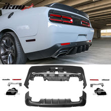 Load image into Gallery viewer, 2008-2014 Dodge Challenger Front+Rear Bumper Cover+Lip+Diffuser PP