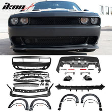 Load image into Gallery viewer, 2008-2014 Dodge Challenger Front+Rear Bumper Cover+Lip+Diffuser PP