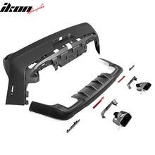 Load image into Gallery viewer, 2008-2014 Dodge Challenger Front+Rear Bumper Cover+Lip+Diffuser PP