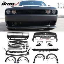 Load image into Gallery viewer, 2008-2014 Dodge Challenger Front+Rear Bumper Cover+Lip+Diffuser PP