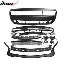 Load image into Gallery viewer, 2008-2014 Dodge Challenger Front+Rear Bumper Cover+Lip+Diffuser PP