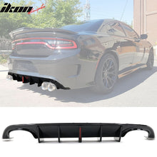 Load image into Gallery viewer, 2015-2023 Dodge Charger Quad Exhaust Rear Bumper Diffuser 2PCS