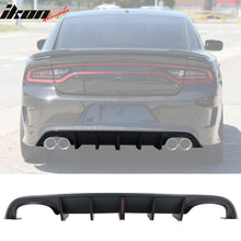 Load image into Gallery viewer, 2015-2023 Dodge Charger Quad Exhaust Rear Bumper Diffuser 2PCS