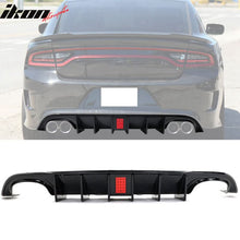 Load image into Gallery viewer, 2015-2023 Dodge Charger Quad Exhaust Rear Bumper Diffuser 2PCS