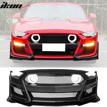 Load image into Gallery viewer, 2018-2023 Ford Mustang GT500 Style Front Bumper Cover Lip LED Grille