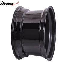 Load image into Gallery viewer, (2) 17X8.5 +25 5X100 / 5X114.3 Step Lip Deep Dish Mesh Wheels Rims