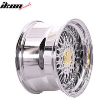 Load image into Gallery viewer, (2) 17X10 +25 5X100 / 5X114.3 Step Lip Deep Dish Mesh Wheels Rims