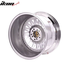 Load image into Gallery viewer, (2) 17X10 +25 5X100 / 5X114.3 Step Lip Deep Dish Mesh Wheels Rims