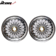 Load image into Gallery viewer, (2) 18X8.0 +35 5X114.3 / 5X120 Step Lip Deep Dish Mesh Wheels Rims