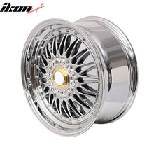 Load image into Gallery viewer, (2) 18X8.0 +35 5X114.3 / 5X120 Step Lip Deep Dish Mesh Wheels Rims