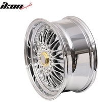 Load image into Gallery viewer, (2) 18X8.0 +35 5X114.3 / 5X120 Step Lip Deep Dish Mesh Wheels Rims
