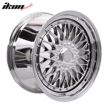 Load image into Gallery viewer, (4) 19X9.5 +40 5X114.3 / 5X120 Step Lip Deep Dish Mesh Wheels Rims