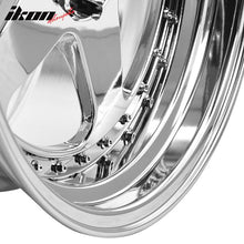 Load image into Gallery viewer, (4) 18X10 +30 5X100 / 5X114.3 Step Lip 5 Spoke Wheels Rims Accessories
