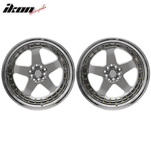 Load image into Gallery viewer, (2) 18X10 +30 5X100 / 5X114.3 Step Lip 5 Spoke Wheels Rim Replacement