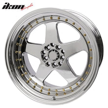 Load image into Gallery viewer, (4) 18X10 +30 5X100 / 5X114.3 Step Lip 5 Spoke Wheels Rims Replacement