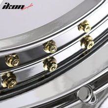 Load image into Gallery viewer, (4) 18X10 +30 5X100 / 5X114.3 Step Lip 5 Spoke Wheels Rims Replacement
