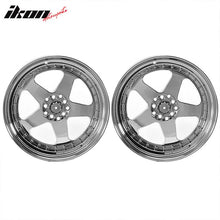 Load image into Gallery viewer, (2) 18X9.0 +30 5X100 / 5X114.3 Step Lip 5 Spoke Wheels Rim Accessories