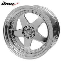 Load image into Gallery viewer, (2) 18X9.0 +30 5X100 / 5X114.3 Step Lip 5 Spoke Wheels Rim Accessories