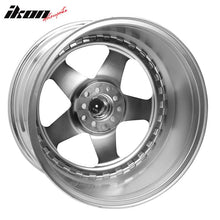 Load image into Gallery viewer, (4) 18X9.0 +30 5X100 / 5X114.3 Step Lip 5 Spoke Wheels Rim Replacement