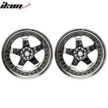 Load image into Gallery viewer, (2) 18X9.0 +30 5X100 / 5X114.3 Step Lip 5 Spoke Wheels Rim Replacement