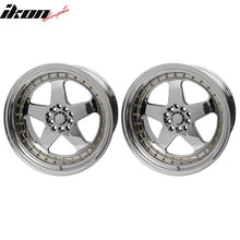 Load image into Gallery viewer, (2) 18X9.0 +30 5X100 / 5X114.3 Step Lip 5 Spoke Wheels Rim Replacement