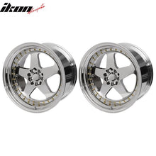 Load image into Gallery viewer, (2) 18X9.0 +30 5X100 / 5X114.3 Step Lip 5 Spoke Wheels Rim Replacement