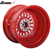 Load image into Gallery viewer, (2) 17X10 +30 5X100 / 5X114.3 Step Lip Deep Dish Mesh Wheels Rims Kit