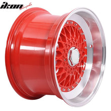 Load image into Gallery viewer, (4) 17X10 +30 5X100 / 5X114.3 Step Lip Deep Dish Mesh Wheels Rim