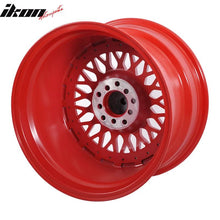 Load image into Gallery viewer, (4) 17X10 +30 5X100 / 5X114.3 Step Lip Deep Dish Mesh Wheels Rim