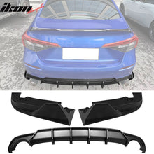 Load image into Gallery viewer, 2022-2024 Honda Civic FE-C Rear Bumper Lip Diffuser Apron Matte Black