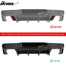 Load image into Gallery viewer, 2014-2015 Chevy Camaro Ikon Rear Diffuser Bumper Lip PP