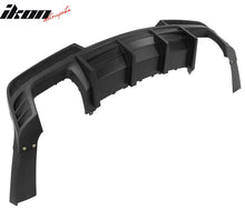 Load image into Gallery viewer, 2014-2015 Chevy Camaro Black Rear Diffuser + Quad Exhaust Tips