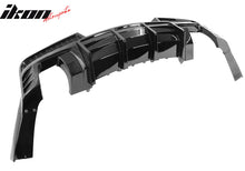 Load image into Gallery viewer, 2014-2015 Chevy Camaro Black Rear Diffuser + Quad Exhaust Tips