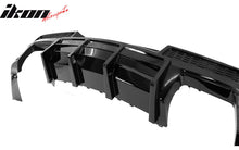Load image into Gallery viewer, 2014-2015 Chevy Camaro Black Rear Diffuser + Quad Exhaust Tips