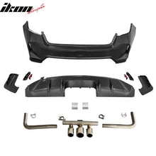 Load image into Gallery viewer, 2022-2024 Honda Civic EX Touring Rear Bumper Cover Set + Exhaust Pipe