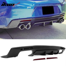Load image into Gallery viewer, 2014-2015 Chevy Camaro 6th ZL1 Style Rear Bumper+Diffsuer w/ Reflector