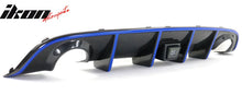 Load image into Gallery viewer, 2015-2023 Dodge Charger LED Rear Diffuser Carbon Fiber Look Blue Tape