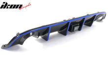 Load image into Gallery viewer, 2015-2023 Dodge Charger LED Rear Diffuser Carbon Fiber Look Blue Tape
