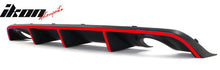 Load image into Gallery viewer, 2012-2014 Dodge Charger OE Style Rear Diffuser w/ Red Reflective Tape