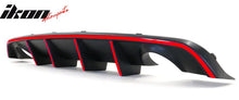Load image into Gallery viewer, 2012-2014 Charger SRT8 V2 Style Rear Diffuser w/ Reflective Tape