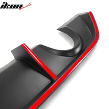 Load image into Gallery viewer, 2012-2014 Charger SRT8 V2 Style Rear Diffuser w/ Reflective Tape