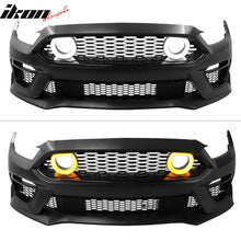 Load image into Gallery viewer, 2015-2017 Ford Mustang Front Bumper Cover Led Grille 2024 Headlights