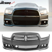 Load image into Gallery viewer, 2011-2014 Dodge Charger Front Bumper Conversion Grilles SRT8 Style Bla