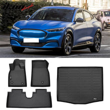 Load image into Gallery viewer, 2021-2024 Ford Mustang Mach-E 3D All Weather Floor Mats Trunk Mat TPE